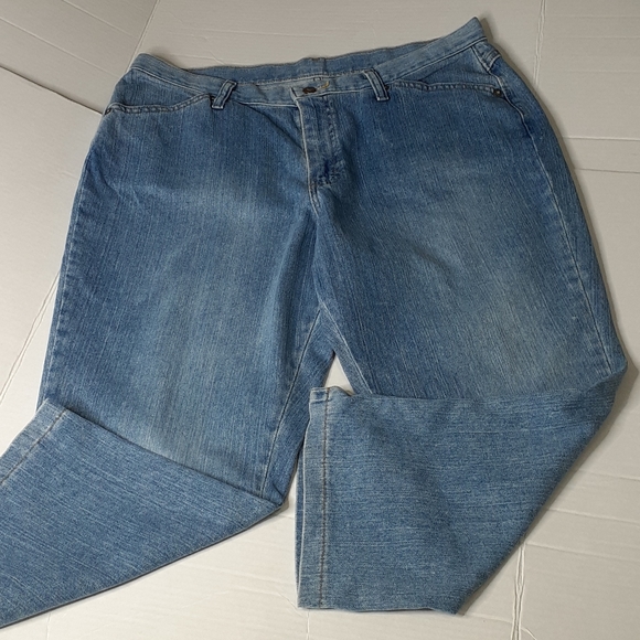Riders Light Blue Jean Capris 16 - Picture 10 of 16
